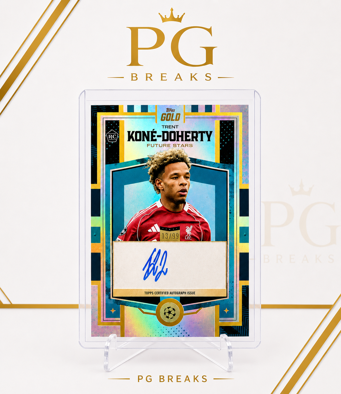 Trent Koné-Doherty – Topps Gold Auto 13/99