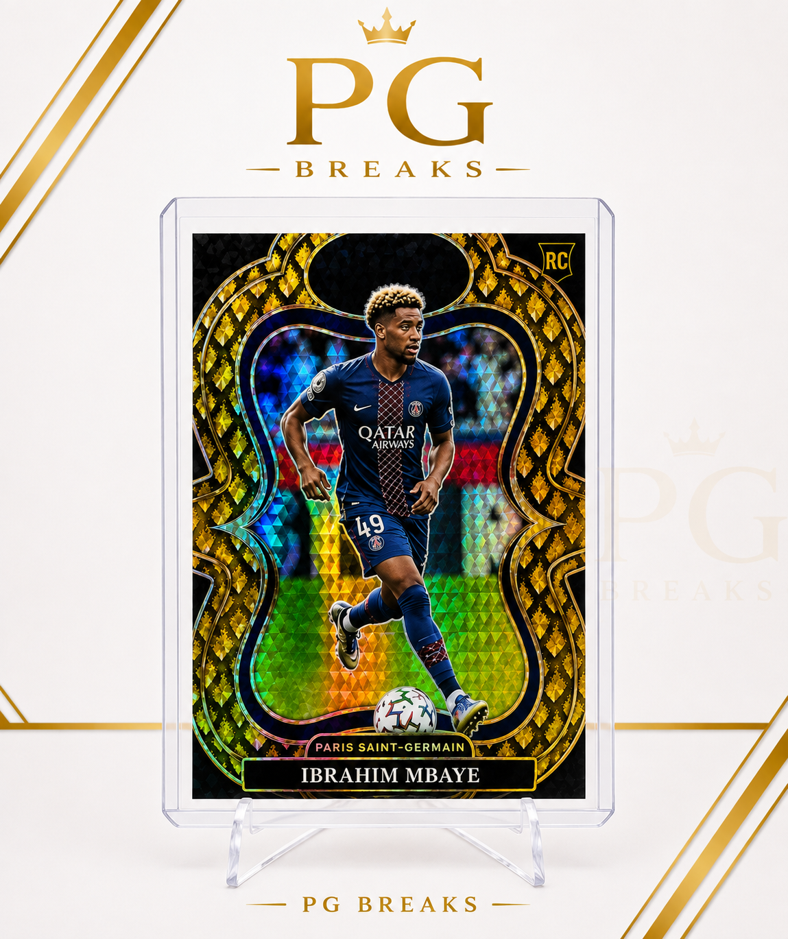 Ibrahim Mbaye – Panini Select Ligue 1 Gold RC 6/10