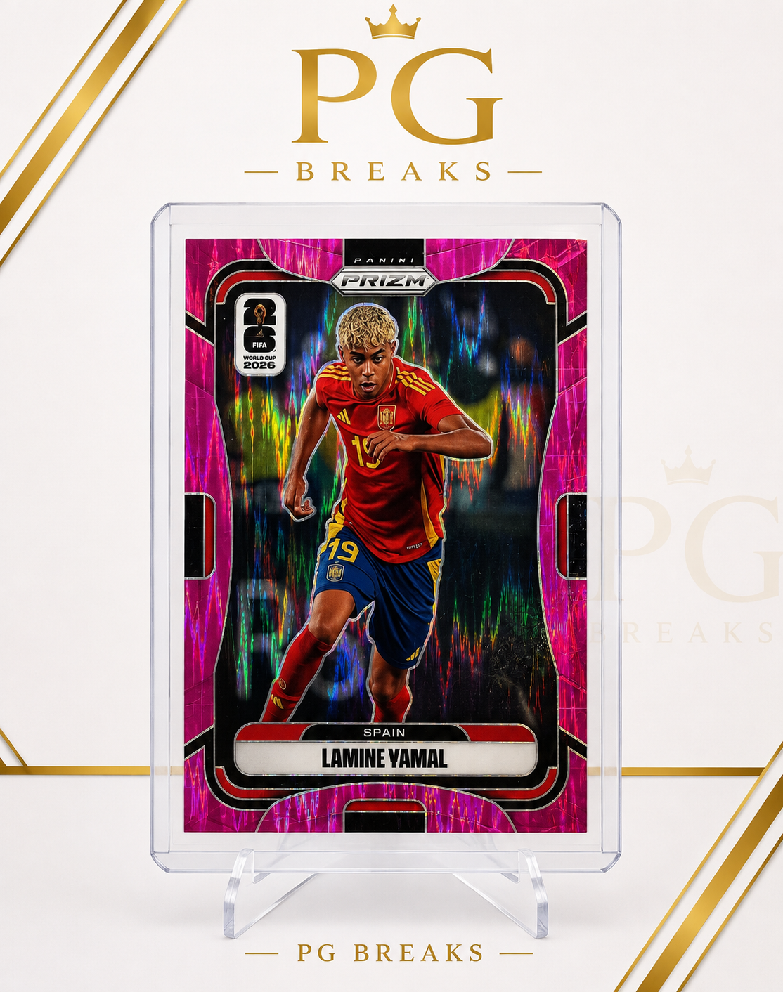 Lamine Yamal – Panini Prizm FIFA World Cup 2026 Pink 002/195