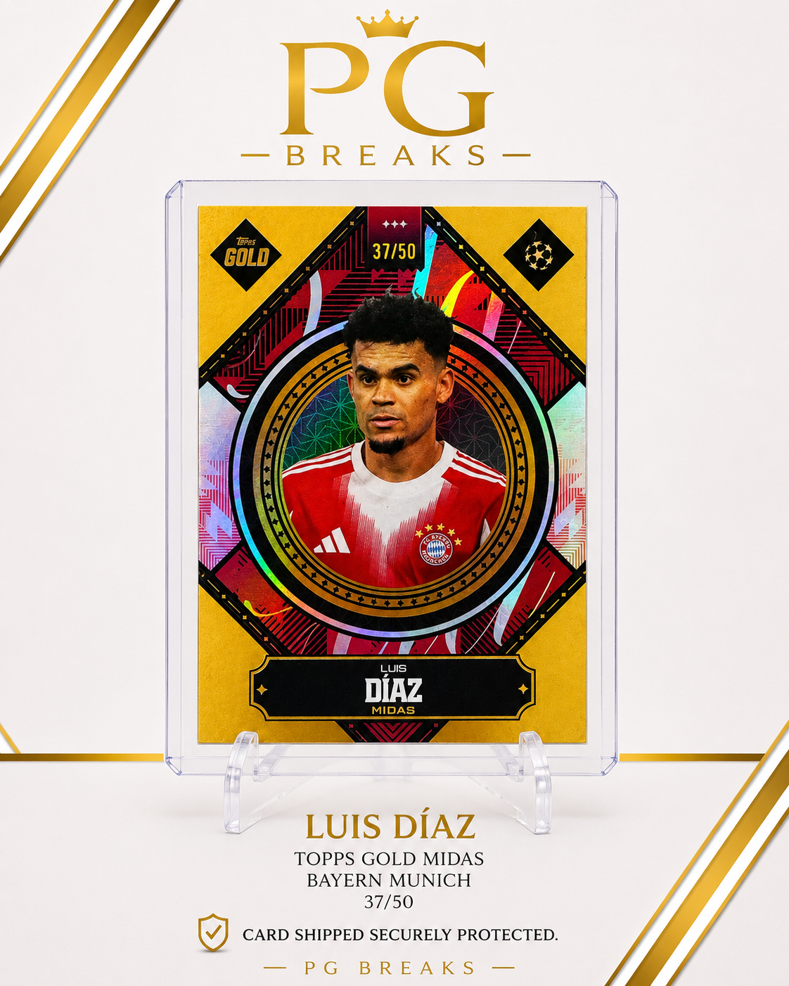 Luis Díaz – Topps Gold Midas 37/50 – Bayern Munich